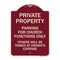 Signmission Parking for Church Functions Others Will Towed Owners Expense Alum Sign, 18" L, 24" H, BU-1824-23446 A-DES-BU-1824-23446 - alternate 1